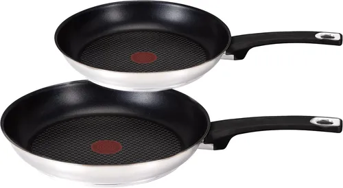 Tefal E30 Jamie Oliver Pfannenset Induktion 2 tlg -SET22- - Pfannenset für Induktion: Hochwertige Antihaftbeschichtung, rutschfester Griff und perfekte Hitzeverteilung machen das Kochen zum Vergnügen. Ideal für kleine Haushalte!