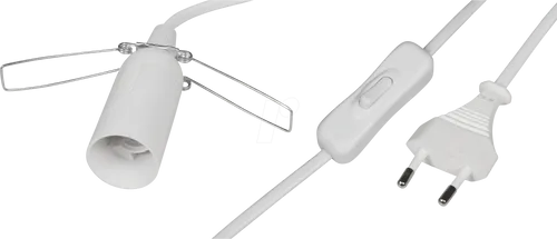 Noname Lampenfassung E14 mit 1,5m Kabel in weiß von McShine