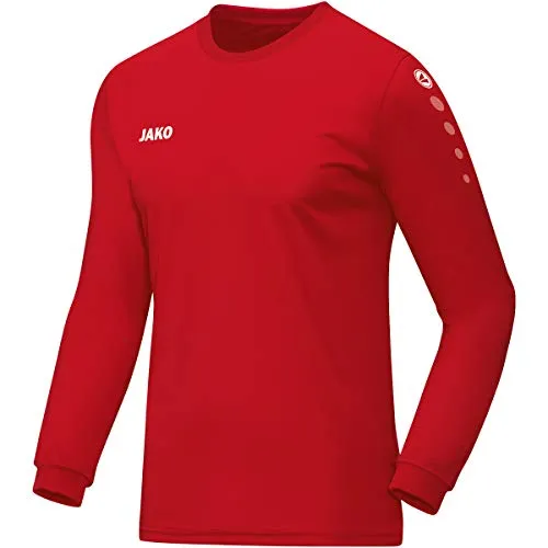 JAKO Herren Trikot Team (Langarm), Sportrot, L
