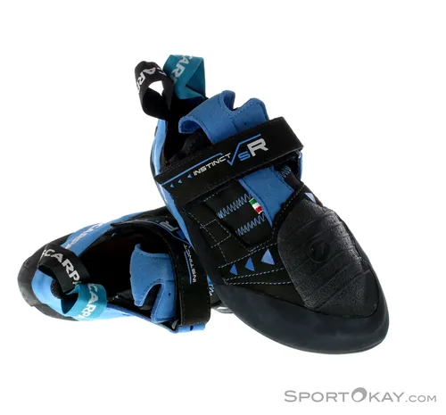 Scarpa Instinct VSR black/azure (42,5) von SCARPA