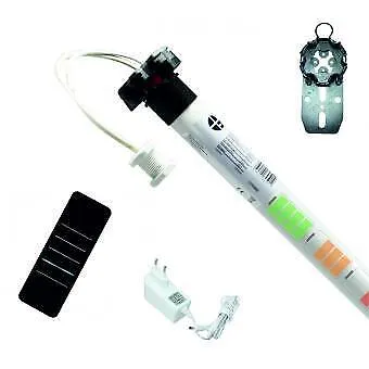 Akku-Motor-Set für Rollläden mit Handfunksender - Akku Rollladenmotor, ideal zum Motorisieren von Rollläden ohne Stromanschluss, inkl. Handfunksender und Ladegerät, für 40iger & 60iger Welle, 2 Jahre Herstellergarantie.