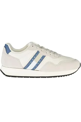 Tommy Jeans Herren TJM Modern Runner EM0EM01316 Low-Top – Stratus Grey, 40 EU - Stylische Low-Top-Sneaker von Tommy Jeans, ideal für den Alltag. Bequeme Passform und modernes Design für jeden Look.