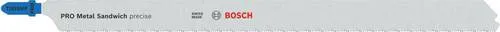 Bosch PRO Metal Sandwich T1018AFP Stichsägeblatt 5x - Sägeblätter für Sandwich-Metall, langlebig und ideal für präzise Schnitte bis 150 mm Dicke, passend für alle T-Schaft-Stichsägen.