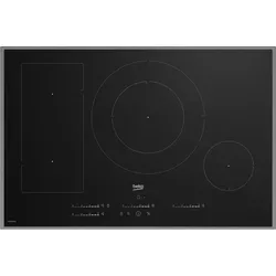 BEKO HII 84700 UFTX Induktionskochfeld - Flexibles Kochen - Autarkes Induktionskochfeld mit IndyFlex® Technologie, 4 Zonen und 1 Flexizone. Ideal für vielfältige Kochmöglichkeiten, Breite 78 cm, mit praktischen Funktionen wie HobToHood® und automatischer Abschaltung.