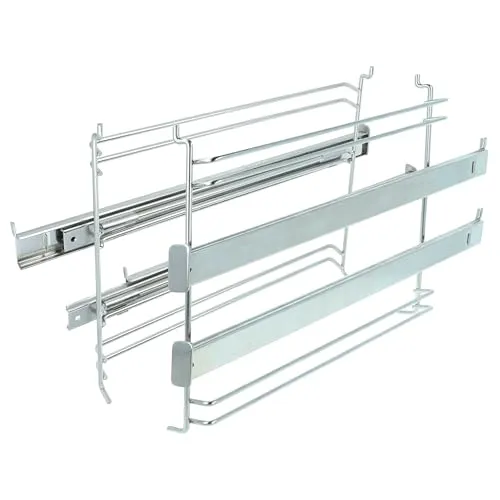 vhbw Teleskopauszug kompatibel mit Gorenje BO635E31BG-2, BO635E30X Backöfen