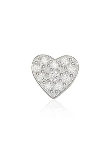 Thomas Sabo Einzel Ohrstecker Herz pavé silber 925 Sterling Silber H2145-051-14