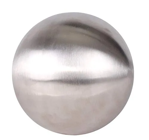Spetebo Dekokugel Edelstahl matt gebürstet