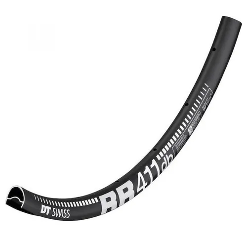 DT Swiss RR 411 Asymmetric Disc Felge - Fahrrad-Laufräder: Leichte und starke Felge mit asymmetrischem Design für gleichmäßige Spannung und verbessertes Fahrerlebnis. Ideal für moderne Disc-Bremssysteme.