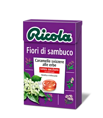 Ricola Fiori Sambuco Caramelle Senza Zucchero 50g