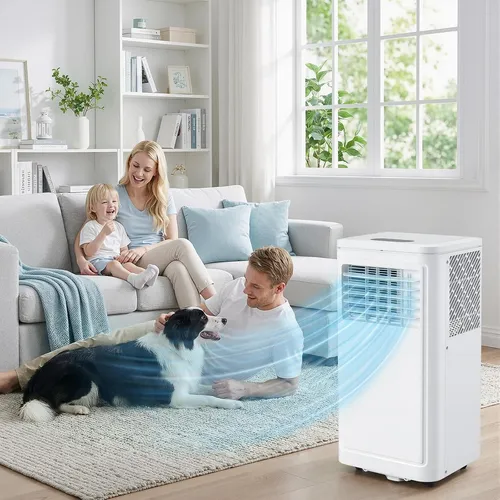 4-in-1 Mobile Klimaanlage 9000 BTU mit WiFi & Bluetooth von YODOLLA