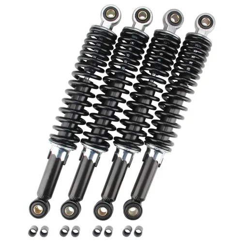 Stoßdämpfer Set Standard schwarz 310 mm + 310 mm für Simson Schwalbe KR51 Star