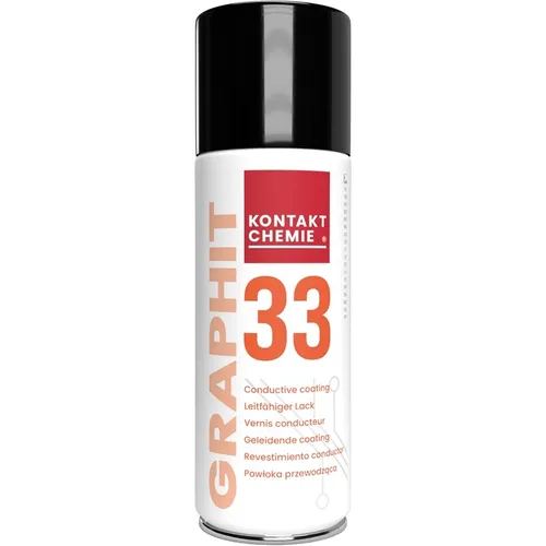 Graphit33 Leitfähiger Gleitfilm 400ml Spraydose von CRC Kontakt-Chemie - Sonstige Elektronik & Messtechnik – Hochleistungs-Gleitfilm für hervorragende Leitfähigkeit und Schutz vor Korrosion, ideal für technische Anwendungen.