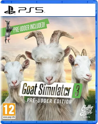 Goat Simulator 3 - Pre-Udder Edition für PS5 - Erlebe die verrückte Welt von Goat Simulator 3, ein einzigartiger Simulator mit humorvollen Herausforderungen und spannenden Quests für stundenlangen Spielspaß.