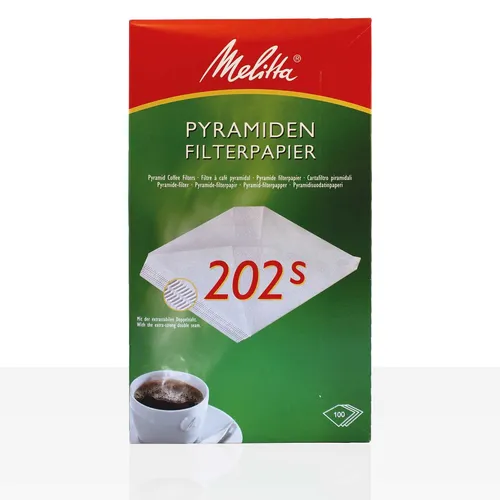 Melitta Pyramiden Filterpapier 202 S, 5 x 100 Stk von Melitta