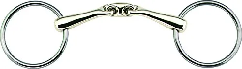 Sprenger KK-Ultra mit ES-Ringen, 18mm - SENSOGAN - Anatomisch angepasstes Mundstück mit 45° geneigtem Mittelstück für präzisere Hilfengebung und optimale Anlehnung, ideal für anspruchsvolle Reiter.