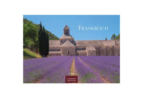 Frankreich 2026 L 35x50cm Kalender - Kalender mit 14 Seiten, beeindruckenden Bildern und großen Format, ideal für Frankreich-Liebhaber und als Wanddekoration.