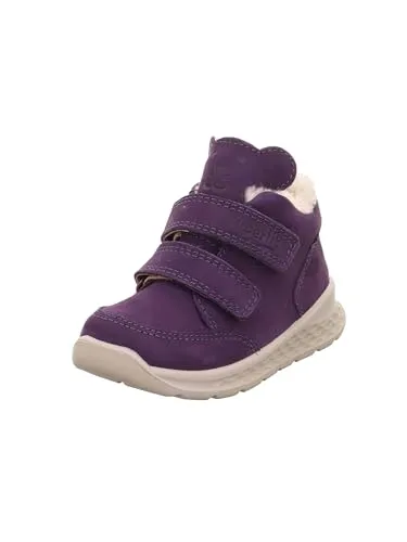 Superfit Breeze Baby - Mädchen Lauflernschuh, Lila 8500, 20 EU - Baby Sneaker für Mädchen, aus weichem Nubukleder, flexibel und ideal für die ersten Schritte.