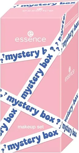 Produktbild essence mystery box makeup set, Multi Set, Nr. 03, Mehrfarbig, natürlich, glänzend, strahlend frisch, transluzent, acetonfrei, vegan, ohne Mikroplastikpartikel, ohne Parabene, 1er Pack (1pcs)