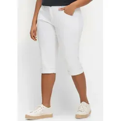 Sheego Jeansshorts Caprijeans . von sheego