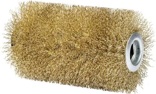 GLORIA Steinbürste PRO - Zubehör für MultiBrush und PowerBrush, effektive Reinigung von Pflastersteinen und Steinplatten mit 16,5 cm breiter Drahtbürste