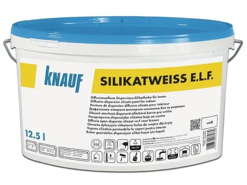 Produktbild Knauf Silikatweiss E.L.F. 12,5 L Silikatfarbe Silikat Farbe 