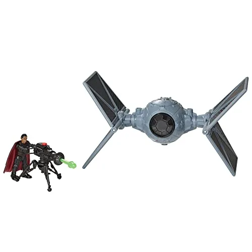 Star Wars Mission Fleet Stellar Class Moff Gideon Outland TIE-Jäger Angriff des Imperiums 6 cm große Figur und Fahrzeug, Kids ab 4 Jahren