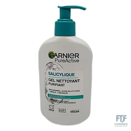 Garnier Pure Active – Schaumreinigendes Gel – reinigt, spendet Feuchtigkeit & en
