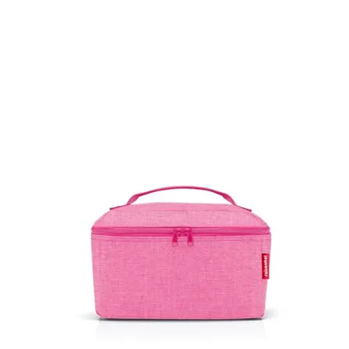 reisenthel beautycase - quadratischer Kulturbeutel in twist pink, idealer Gepäckorganisator für übersichtliches Reisen mit viel Stauraum
