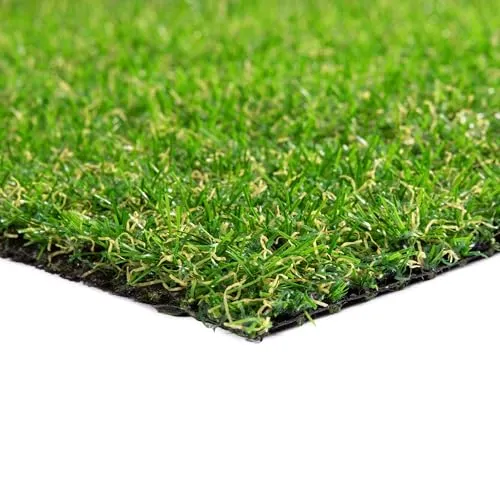 Steffensmeier Sonderposten Kunstrasen | 1m und 2m Breite | Grün | Florhöhe: 20 mm | Größe: 100x100 cm