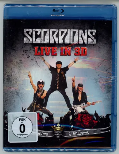 Scorpions – Live In 3D (Get Your Sting & Blackout) Blu-Ray _ OVP