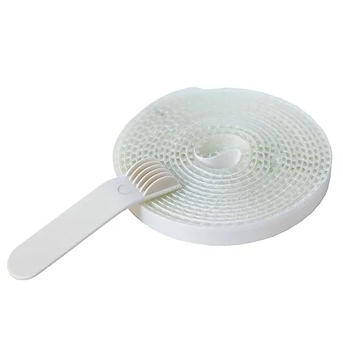 Windhager Insektenschutz-Befestigungsband für Fliegengitter, Insektenschutzgewebe Klebeband, Fliegengitterband Gitterbefestigung, 2,5m