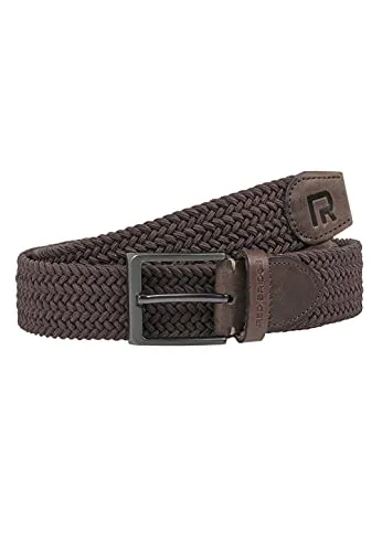 Redbridge Geflochtener Gürtel Unisex Braun 105 - Herren-Gürtel mit elastischem Flechtdesign für optimale Flexibilität und Komfort. Ideal für Jeans und Anzughosen, passt sich perfekt an Ihre Körperform an.