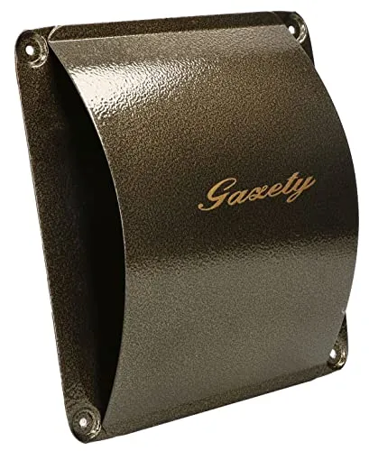 KOTARBAU® Zeitungshalter für Wandmontage Zeitschriftensammler aus Metall Antik-Gold