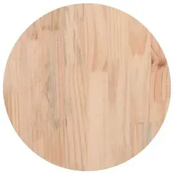 vidaXL Tischplatte Ø40x2,5 cm aus massivem Kiefernholz von vidaXL