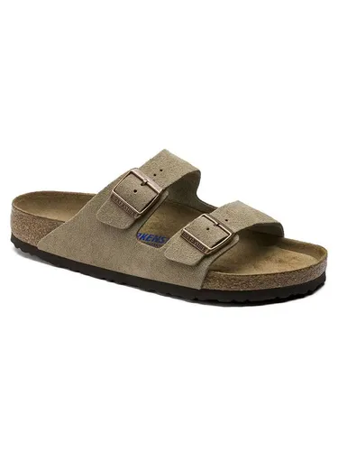 Birkenstock Pantoletten Arizona Damen Beige 45 EU von BIRKENSTOCK
