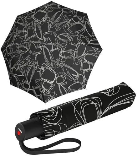 Knirps Taschenschirm A.200 Medium Duomatic Pure in schwarz von Knirps