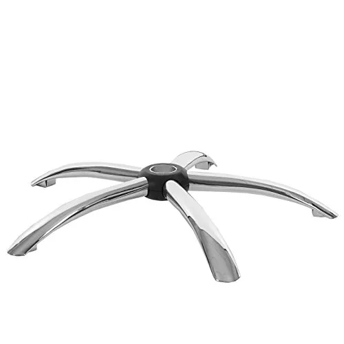 Mendler Fußkreuz 65cm für Bürostühle - Chrom Fußkreuz für Chefsessel und Drehstühle, extra stabil und einfach zu montieren. Ideal zur Instandsetzung Ihres Bürostuhls.