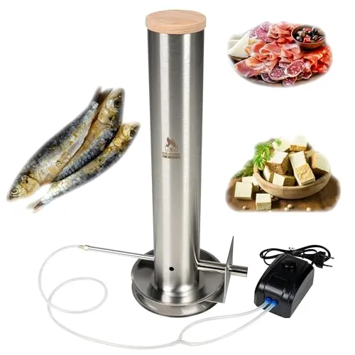Räucher König RK50 Edelstahl Kaltrauch Generator Gr. XL Kaltraucherzeuger Smoker BBQ