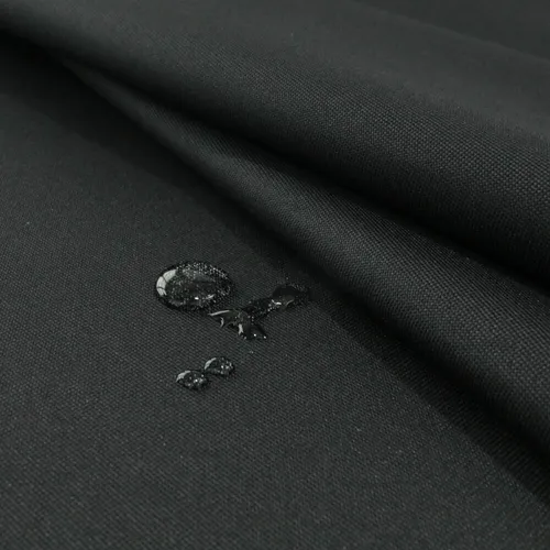 schwarzer Planenstoff Wasserdicht reißfest Regenschutz Hülle Verdeck Meterware