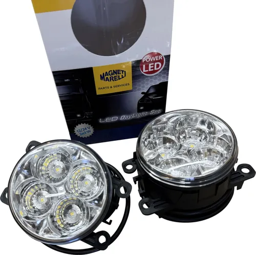 Original Marelli LED Tagfahrlicht Tagfahrleuchten 90mm / Weißes Licht mit 6000K