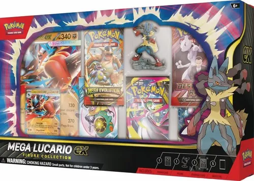 Pokemon Mega Evolution Mega-Lucario-ex Figuren-Collection (Englisch)
