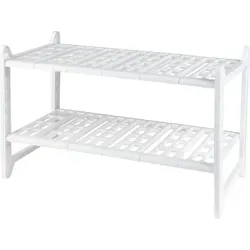 Wenko Ausziehbarer Spülbeckenunterschrank 44 – 82 x 39 x 28 cm - Weiß