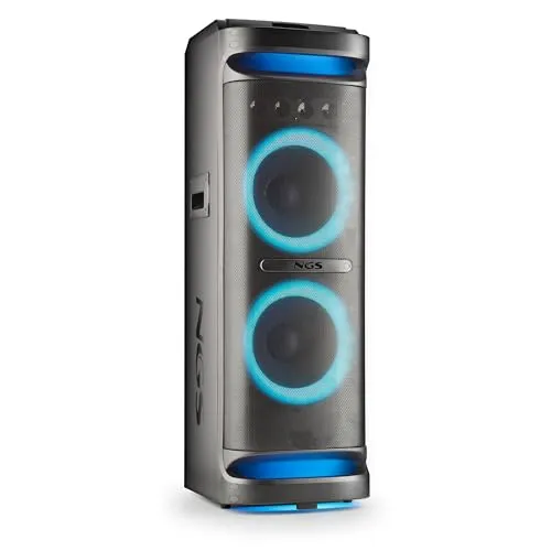 NGS WILDSPACE3 Bluetooth-Lautsprecher Schwarz