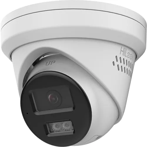 HiLook by HIKVISION Überwachungskamera aussen 4K/8MP Auflösung, ohne WLAN, LAN/PoE kabelgebunden, Kamera Überwachung außen mit KI - Bewegungsmelder, Outdoor Kamera, Nachtsicht, SD-Karten-Slot