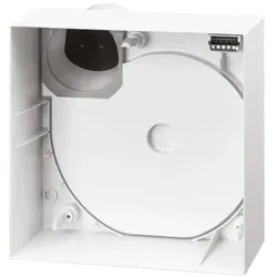 Helios Gehäuse ELS-GAPB 8128 mit Brandschutz K 90 - Lüftungstechnik mit wartungsfreier Brandschutzabsperrklappe K90, flacher Bauform für flexible Montage und hochwertigem Edelstahl-Ausblasstutzen.