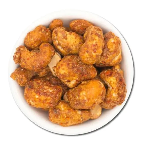 Frucht - Cashewkerne mit Honig und Chilipfeffer - ganze, knackige Cashewkerne mit feinstem Honig, ausgesuchtem Chilipfeffer und einer feinen Prise Meeressalz (500) 1001