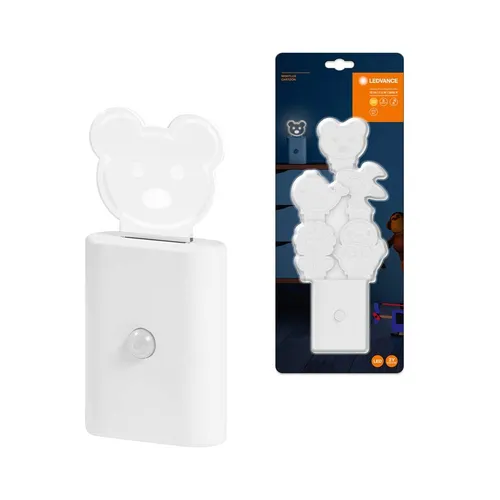 LED Nachtlicht Nightlux Cartoon Sensor warmweiß Tischlampe Leuchte 3xAAABatterie