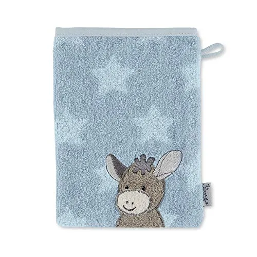 Sterntaler 7202000 Waschhandschuh Emmi, blau