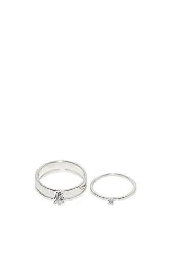 Esprit ESSE00351118 Damen Ring Silber weiß Zirkonia 17,8 mm Größe 56