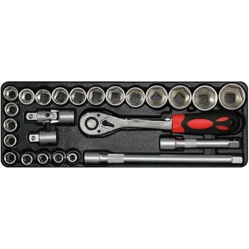 George Tools 25 TLG. Ratsche Steckschlüssel Set